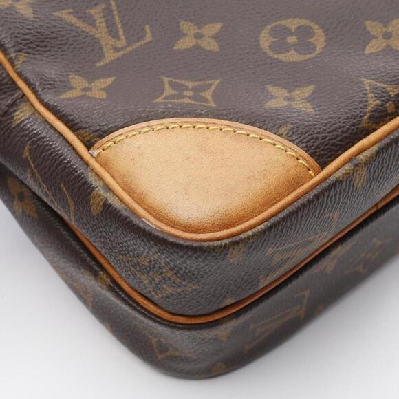 LOUIS VUITTON Brown Monogram Leather Shoulder Bag - Picture 7 of 11